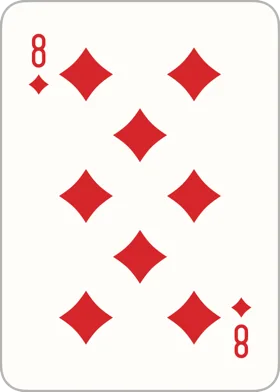Eight of diamonds